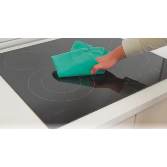 Candy CEH6DXECTT/1 beépíthető kerámialap, 59x52x5.2 cm, fekete szín 