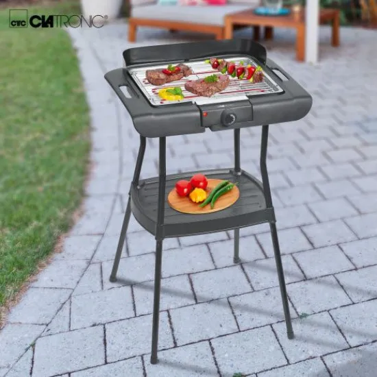Clatronic BQS 3508 állványos grill 35,5X24,5cm barbecue grill