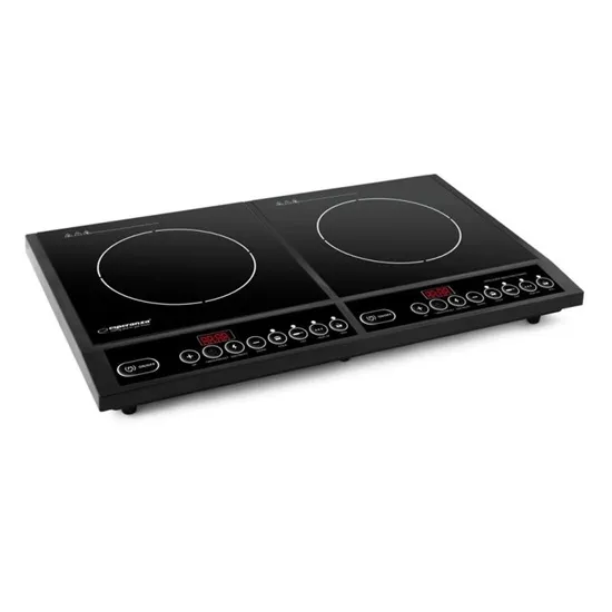 Esperanza EKH008 St.Maria indukciós főzőlap,2x2000W, 2 főzőzónás fekete EKH008