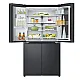 LG GMG960EVEE side by side hűtőszekrény,DoorCooling⁺™, Craft Ice™, Lineáris Inverter Kompresszor,LG ThinQ™ WiFi funkcióval,InstaView™, 364/274L, fémes fekete szín, 91.4x72.9x179.2 cm