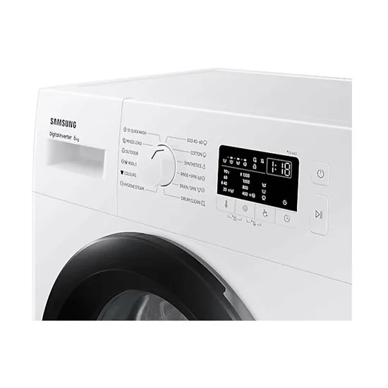 Samsung WW60A3120BE/LE elöltöltős mosógép,6kg,gőzfunkció, inverter motor, 59.5x40x85 cm