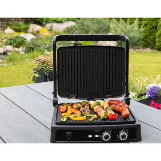 MPM MGR-12 kontakt grill sütő időzitővel,2000W