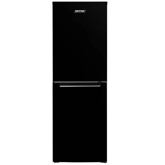 MPM MPM-230-FF-54 No Frost fekete alulfagyasztós kombinált hűtőszekrény, 144/86L, 55x64x166 cm 