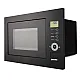 MPM MPM-25-KMI-01 beépíthető mikrohullámú sütő,25L, kvarc grill gőztisztitás,5 teljesítményszinttel fekete szín 