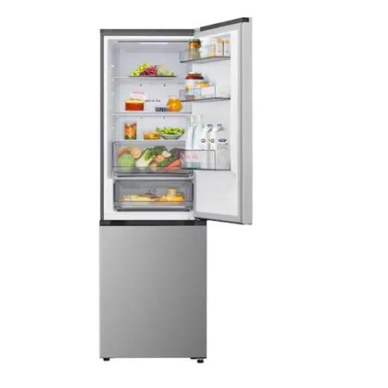 LG GBBSJ10EPY alulfagyasztós kombinált hűtőszekrény, 220/113L, Wifi, Smart Inverter Kompresszor, 59.7x67.4x186 cm, hamvas matt ezüst szín