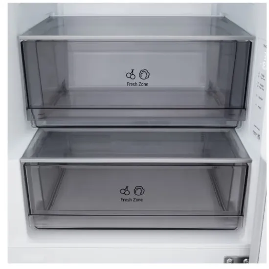 LG GBBSJ10ESW Total No Frost alulfagyasztós kombinált hűtőszekrény, Wifi, 220/113L, Smart Inverter Kompresszor, 59.7x67.4x186 cm