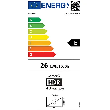 Orion 32OR24WOSHDR HD Ready LED TV, 32", 81.28 cm 