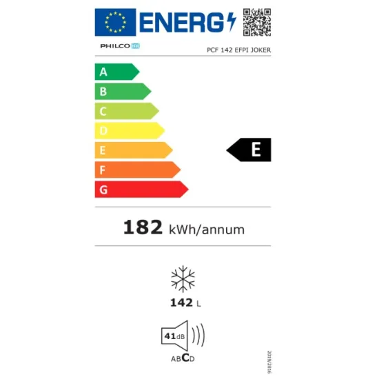 Philco PCF 142 EFPI JOKER fagyasztóláda, 85 x 63,2 x 55 cm, 142L