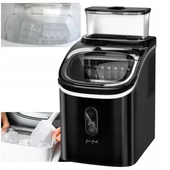 SamCook PSC-160/B Professzionális Jégkocka készítő 130W, 15kg/24 h, 16 jégkocka 4–16 perc alatt, a beállításoktól függően