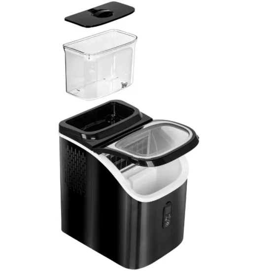 SamCook PSC-160/B Professzionális Jégkocka készítő 130W, 15kg/24 h, 16 jégkocka 4–16 perc alatt, a beállításoktól függően