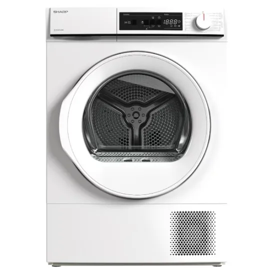 Sharp KD-NHA7S6GWE-EE hőszivattyús szárítógép, 7 kg, 59.6x52.5x84.5 cm 