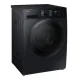 Samsung WD11DG5B15BBLE mosó-szárítógép, gőz, Wifi, 11/6 kg, 60x60x85 cm, fekete szín 