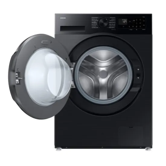 Samsung WD11DG5B15BBLE mosó-szárítógép, gőz, Wifi, 11/6 kg, 60x60x85 cm, fekete szín 