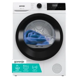 Gorenje D2HNE9C hőszivattyús szárítógép, 9 kg, 59.5x59x84.5 cm, inverter motor