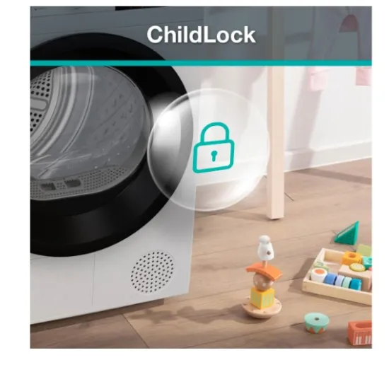 Gorenje D2HNE9C hőszivattyús szárítógép, 9 kg, 59.5x59x84.5 cm, inverter motor