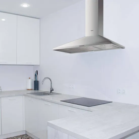 Cata V3-T900 X beépíthető kürtös elszívó, 90 cm széles, inox 