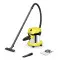 Karcher WD 2 PLUS S V-15/4/18 1.628-050.0 száraz és nedves porszívó, 1000W, sárga/inox szín 