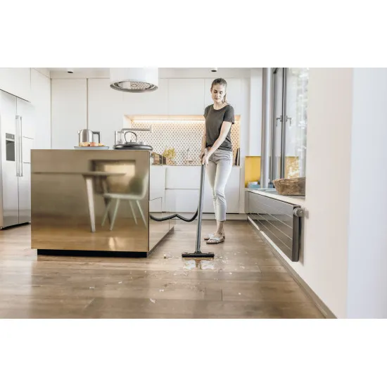 Karcher WD 2 PLUS S V-15/4/18 1.628-050.0 száraz és nedves porszívó, 1000W, sárga/inox szín 