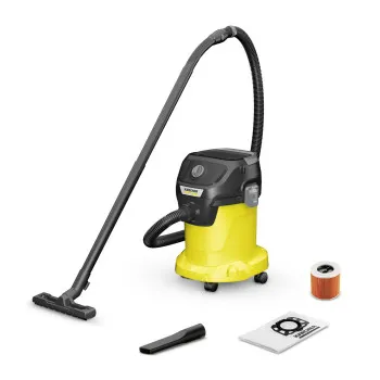 Karcher KWD 3 V-17/4/20 1.628-445.0 száraz és nedves porszívó, 1000W,sárga/fekete szín 