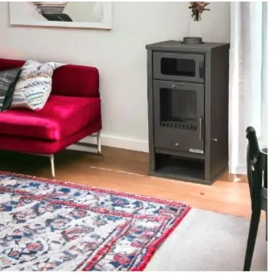 Hunor TROY sütős kandalló, szürke szín 