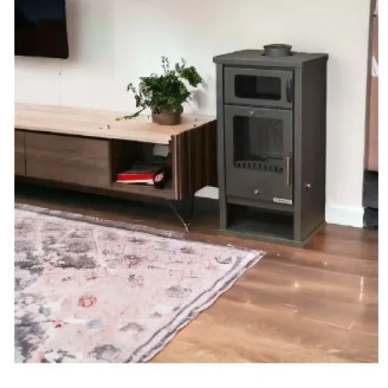 Hunor TROY sütős kandalló, szürke szín 