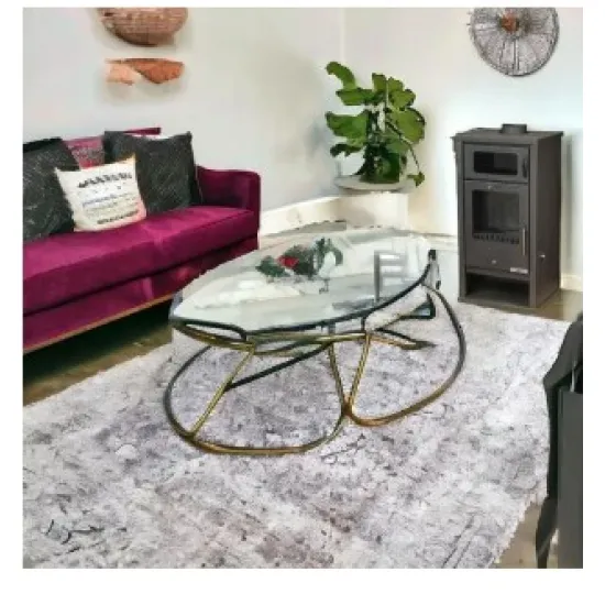 Hunor TROY sütős kandalló, szürke szín 