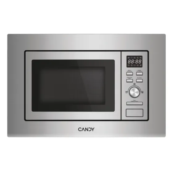 Candy CA20FMW7NG beépíthető mikrohullámú sütő, 20L, 800W, 59.5x34.35x38.2 cm, inox szín 