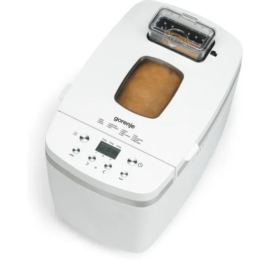 Gorenje BM1350W kenyérsütő, 750W, automatikus magadagoló funkció, fehér szín 