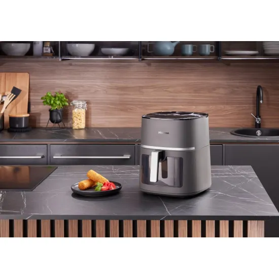 Hisense HAF1900D forrólevegős sütő, Air Fryer, 7L, 1800W, antracit szín 