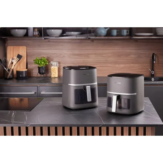 Hisense HAF1900D forrólevegős sütő, Air Fryer, 7L, 1800W, antracit szín 