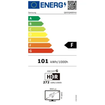 Samsung QE65QN80FAUXXH 4K UHD Smart Neo QLED Mini LED TV, 65", 165.1 cm 
