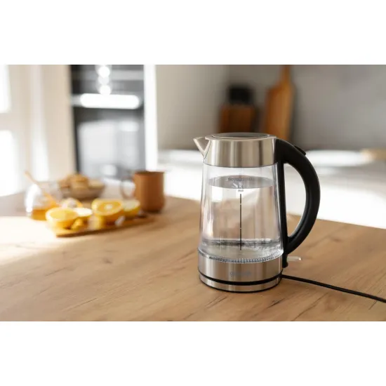 Gorenje K17GDWII üveg vízforraló, 1.7L, 2200W, Strix vezérlés, dupla fal