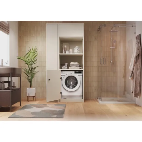 Candy BC4S485M4D8-S beépíthető mosó-szárítógép, Wifi, 60x52.5x82 cm 