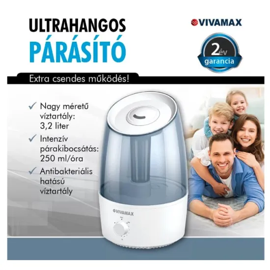 Vivamax GYVH60 ultrahangos párásító