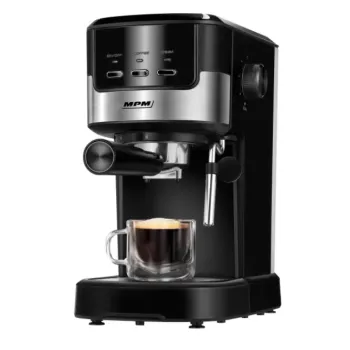 MPM MKW-13 presszó kávéfőző, 1100W, 1.2L, fekete szín 