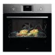 AEG OA5CB31SM beépíthető  SteamBake gőz sütő, AquaClean, katalitikus, 72l, maghőmérő, teleszkópos sütősínnel, 59.4x56.9x59.4 cm, inox 