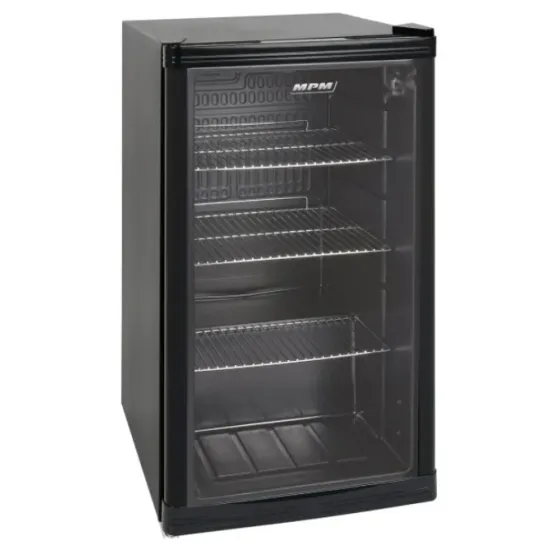 MPM MPM-93-VT-08 borhűtő, 88L, 43x48x83 cm, fekete szín 