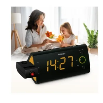 Sencor SRC330OR projektoros rádiós ébresztőóra