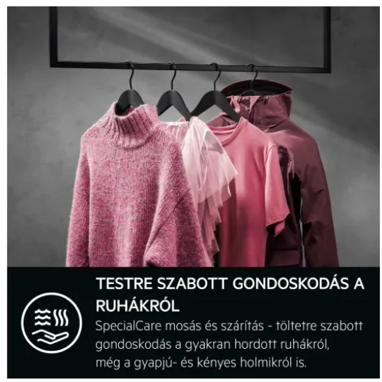 AEG LWR73166OE mosó-szárító gép sötétszürke 10/6kg WIFI, Universaldose, Prosteam®, 1600 f/p. nagy LED kijelző, Ökoinverter, gőzprogramok, 59.7x63.1x84.7 cm