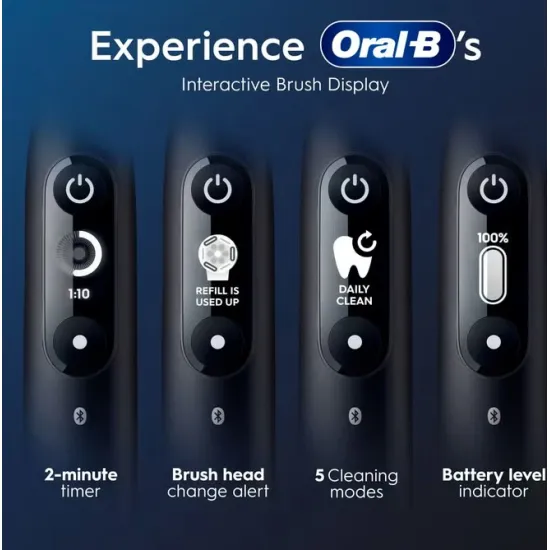 Oral-B iO6 DuoPack Black + Pink elektromos fogkefe 