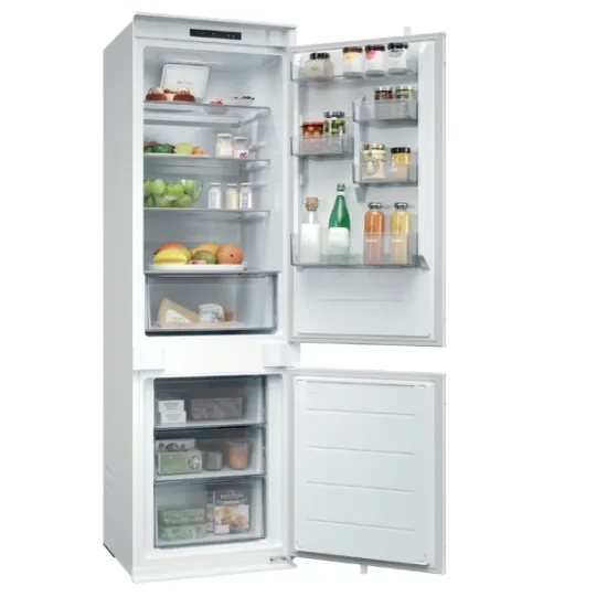 Candy ECNBQL3518EV beépíthető alulfagyasztós kombinált hűtőszekrény, 194/74L, 54x55x177.2 cm Low Frost Technology