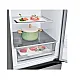 LG GBV22L0EPY No Frost alulfagyasztós kombinált hűtőszekrény, Smart Inverter Kompresszor, 277/110L, prime ezüst, 59.5x68.2x203 cm