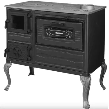 Hunor TK-502 sparhelt (jobbos) 7,85 kW, fekete szín