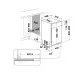 Whirlpool WH6PB10BS7A0 beépíthető kezelőpaneles mosogatógép, 10 teríték, 3 kosár, automatikus ajtónyitás, 44.8x55.5x82 cm