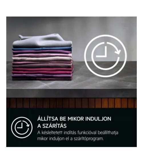 AEG TR718BE hőszivattyús szárítógép, 8 kg, 59.6x63.8x85 cm 