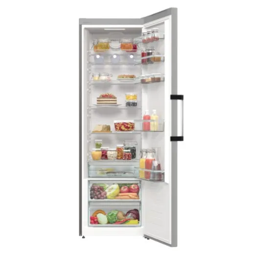 Gorenje R619DAXL6 egyajtós hűtőszekrény, 398L, inverter kompresszor, 59.5x66.3x185 cm, inox 