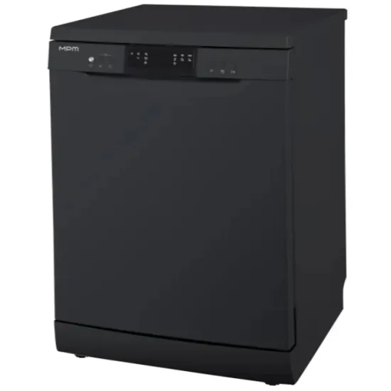 MPM MPM-60-ZMF-03 mosogatógép, 14 teríték, 3 kosár, automatikus ajtónyitás, 60x60x85 cm, fekete szín 