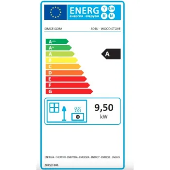Hunor 305/304 XL sparhelt (jobbos), 9kW, fekete szín 