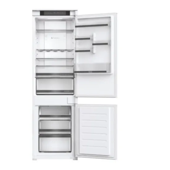 Haier HBW5518E No Frost beépíthető alulfagyasztós kombinált hűtőszekrény, 186/62L,Wifi, inverter kompresszor, 54x54.5x177.2 cm