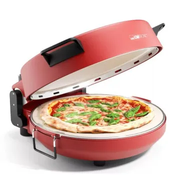 Clatronic PM 3787 pizzasütő, 1200W, piros szín 